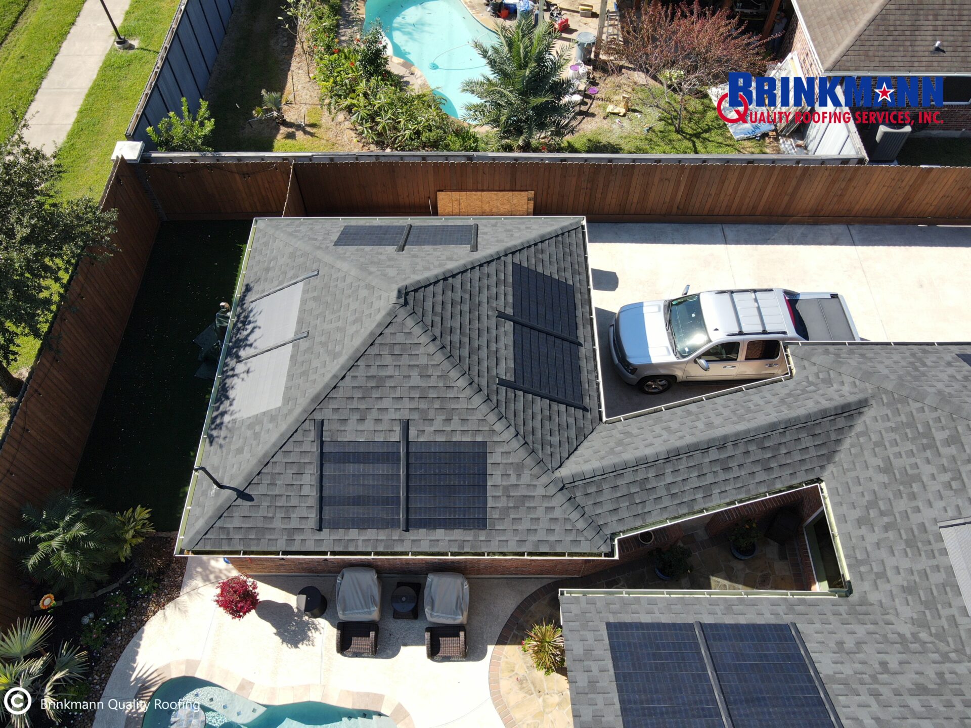 Solar roofing products installed in Mont Belvieu Texas