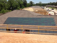 Habitat for Humanity Build Powerhouse 2.0kw installed on GAF Timberline High Definition Weathered Wood in Houston,Texas