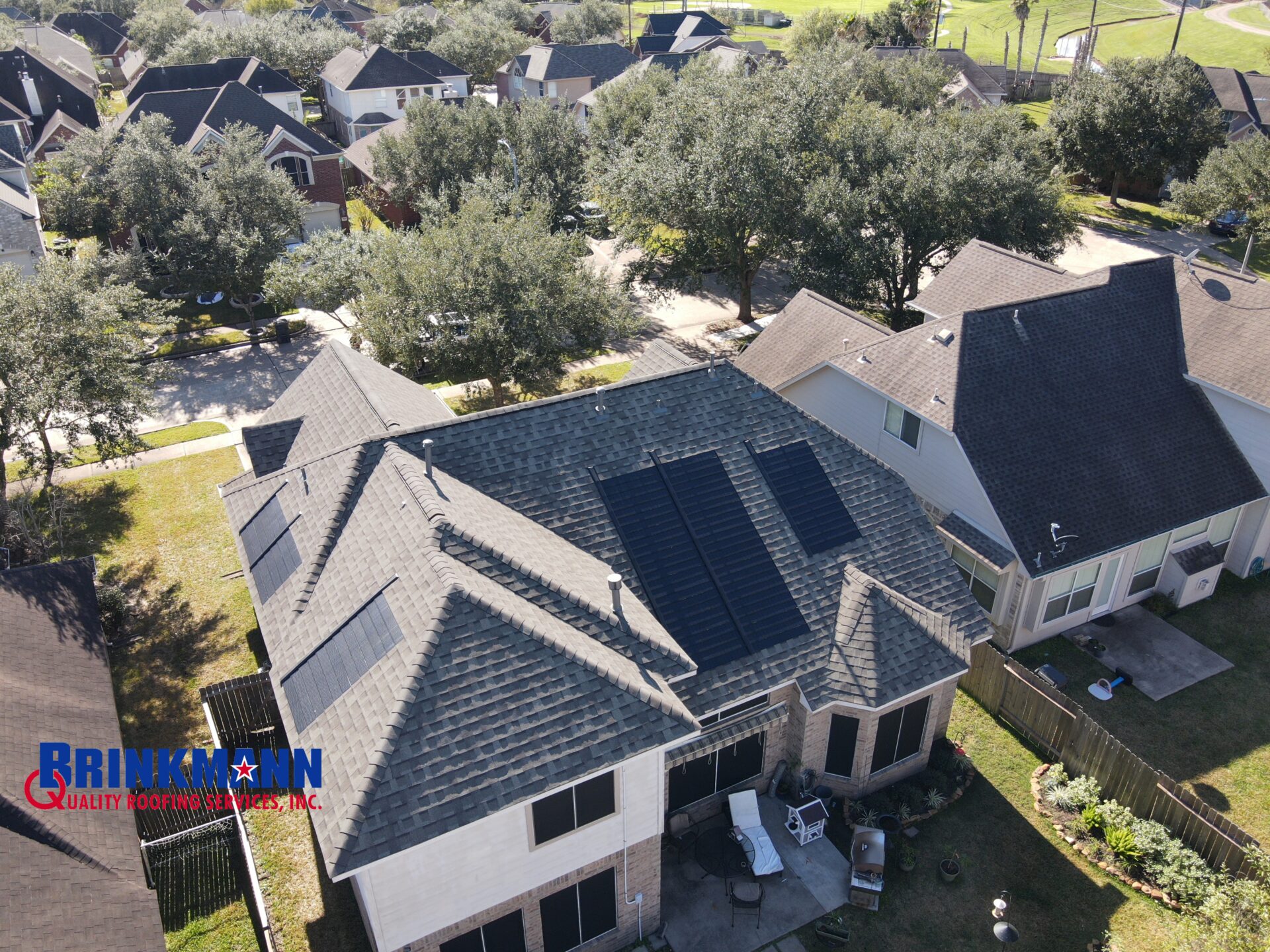 Timberline Solar Shingles in Sugarland Texas. Solar System