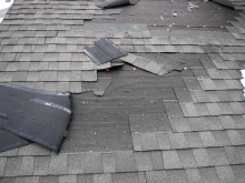 roof damage 220x165 The Woodlands Roofing